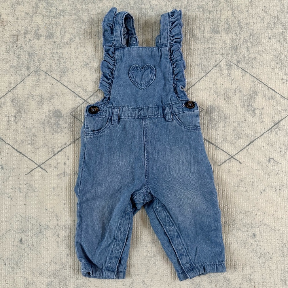 George Blue Denim Overalls